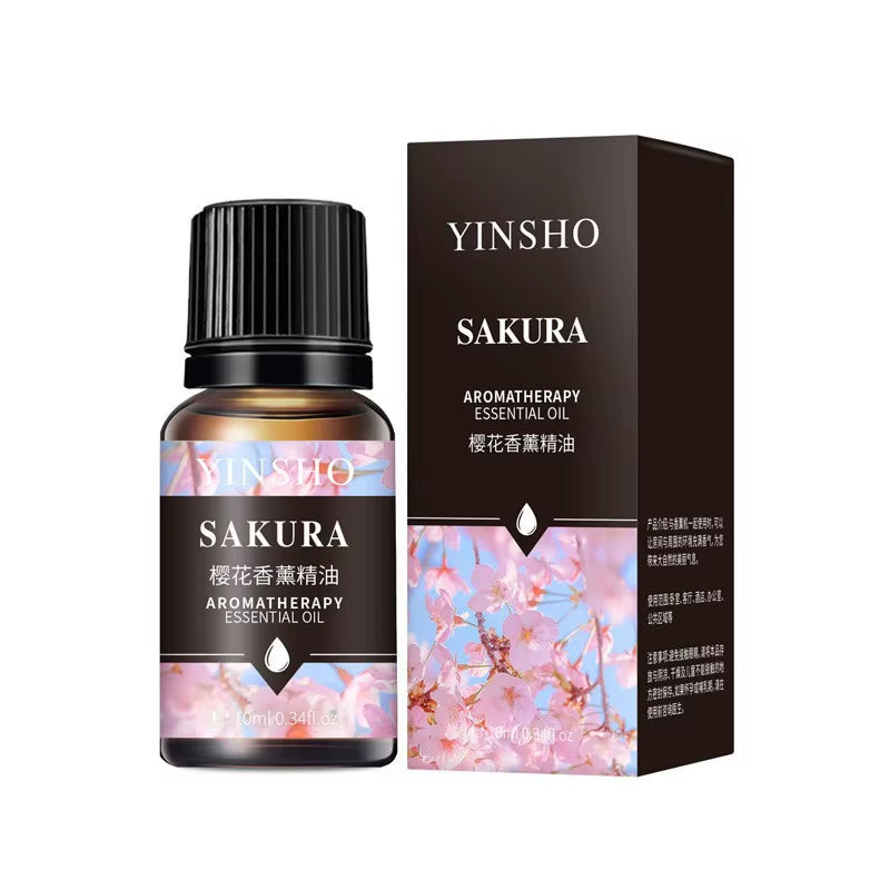 17 Flavors 10Ml Essential Oils for Aroma Diffuser Airhumidifier Home Water-Soluble Lavender Rose Eucalyptus White Peach Oolong