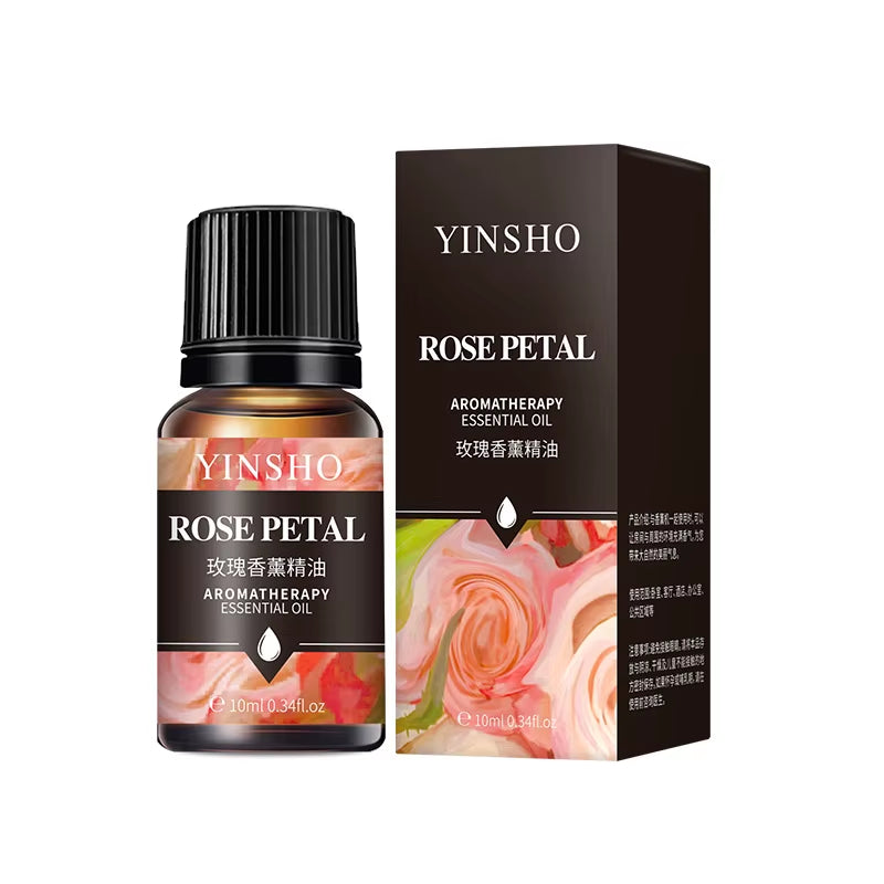 17 Flavors 10Ml Essential Oils for Aroma Diffuser Airhumidifier Home Water-Soluble Lavender Rose Eucalyptus White Peach Oolong